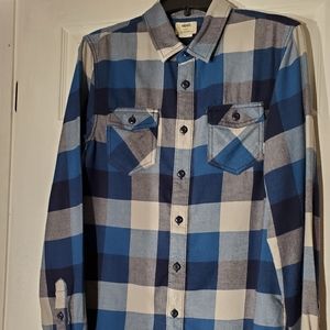 Men's long sleeve Van's flannel shirt